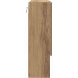 vidaXL Ogledalna omara artisan hrast 59 x 17 x 55 cm Konstruiran les | Shoptok.si