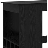  Stol za bar Crni hrast 90 x 47.5 x 103.5 cm Konstruirano drvo | Eponuda.com