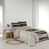 Douceur d intérieur Rjava bombažna posteljnina za zakonsko posteljo 200x200 cm So Natural – | Shoptok.si