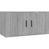 Maison Chic Stenska TV omarica - TV stojalo - Televizijska omarica siva sonoma 80x34,5x40 cm, (21702185) | Shoptok.si