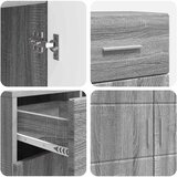  Drveni ormar Siva Sonoma 88,5 x 30,5 x 73 cm Konstruirano drvo | shoptok.hr
