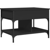  Stolić za kavu crni 70 x 50 x 50 cm konstruirano drvo i metal | Eponuda.com
