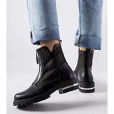 Gemre Black lace-up ankle boots Cavour | Shoptok.si