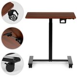 ModernHome mobilni podesivi stol za laptop 70 × 48 cm – podešavanje visine 71,5–112 cm, smeđi | shoptok.hr