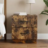  Noćni ormar s ladicama Dimljeni hrast 43 x 34,5 x 44,5 cm | Eponuda.com