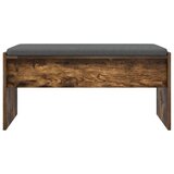  Haldna klop z blazino Dimljeni oreh 83 x 38 x 40 cm, (5000155655) | Shoptok.si