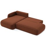 Makamii Sklopiva kutna garnitura boja terakote (s lijevim kutom/s ležaljkom) Hale – | shoptok.hr