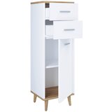 MID.YOU Komoda Lindas, Bela, Hrast | Shoptok.si