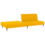  Kavč dvosed z ležiščem rumen žamet, (21749673) | Shoptok.si