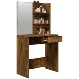  Toaletna mizica z ogledalom dimljeni hrast 74,5x40x141 cm, (20714479) | Shoptok.si