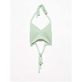 Dilvin 1011 Lace-Up Knitwear Bustier-mint | Shoptok.si