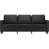  Trosjed crni 180 cm od umjetne kože | shoptok.hr