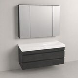 Kolpa San Naomi Set 100cm Crna (Ormarić sa umivaonikom + Ogledalo/ormarić) Cene