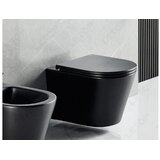 TMK WC školjka Sava Black viseča z desko, SSAVATORBLVD | Shoptok.si