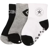 Converse Čarape siva melange / crna / bijela