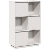 Furnova Visoka omara bela 74x35x117 cm trdna borovina, (21954793) | Shoptok.si