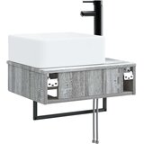  Zidni sudoper Siva Sonoma 53 x 35 x 39 cm Konstruirano drvo | Eponuda.com