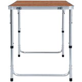  Sklopivi stol za kampiranje aluminijski 120 x 60 cm | shoptok.hr
