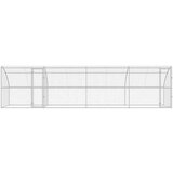  Kućica za pse s pohranom 4 pcs Srebrno 8 x 2 x 2 m Čelik | shoptok.hr