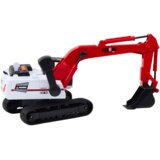 Bager na gosenicah za igro s rotirajočo kabino Swivel Cab 360° 1:14 - rdeč | Shoptok.si