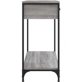  Konzolni stol siva boja hrasta 75x34 5x75 cm konstruirano drvo | shoptok.hr
