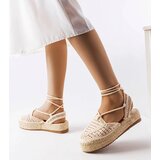 Gemre Beige lace-up espadrilles Partenia Cijene