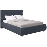 CARRYHOME oblazinjena postelja 140 cm x 200 cm , tekstil antracit | Shoptok.si