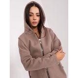 RUE PARIS Sweatshirt-RV-BL-4858-1.99P-dark beige | Shoptok.si