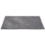 Allstar temno siva tekstilna kopalniška preproga 50x80 cm chenille – allstar Cene