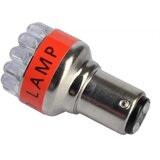 Cabletech Avtomobilska žarnica, S25, 19 x LED, 12 V, rdeča vizar0089 | Shoptok.si