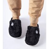 Gemre Black warm slippers with Alessio patch | shoptok.hr