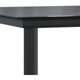  5-dijelni vrtni blagovaonski set od poliratana crni | shoptok.hr