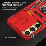 SUNSKY Hybrid Armor ovitek za Samsung A35 / A55, Rdeč | Shoptok.si