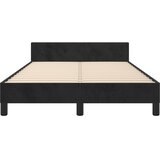  Okvir krevet bez madraca crni 120x190 cm baršunasti | shoptok.hr