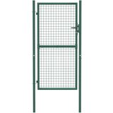 vidaXL vrata za ogradu od čelika 100 x 175 cm zelena | shoptok.hr