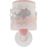 Dalber 61179S - Dečije zidno svetlo WHALE DREAMS 1xE27/15W/230V ružičasta | Eponuda.com