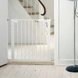 BabyDan Premier sigurnosna ogradica sa 2 produžetka 73.5–93.3 cm – bez bušenja (pressure fit), bela SKU 20003 | Eponuda.com