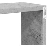  Kockaste zidne police 2 kom siva boja betona 30 x 15 x 30 cm | shoptok.hr