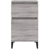  Noćni ormarići 2 kom boja dimljenog smeđi 40x35x70 cm | shoptok.hr