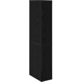 vidaXL Uski kupaonski ormar Crni hrast 22 x 41 x 135 cm Iverica Cijene