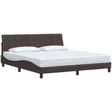  Posteljni okvir brez vzmetnice temno rjav 180x200 cm blago, (21670806) | Shoptok.si