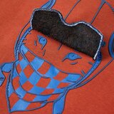  Dječja topla majica svijetla boja hrđe 128 | shoptok.hr