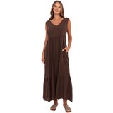 Och Bella Dress-TW-SK-BI-28007.63-dark brown | shoptok.hr