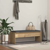  Klupa za cipele s jastučićem Hrast artisan 103 x 38 x 40 cm - 103 x 38 x 40 cm | shoptok.hr