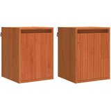  Omarica na steni z vrati 2 pcs Voskast rjav 30 x 30 x 40 cm, (5000200853) | Shoptok.si