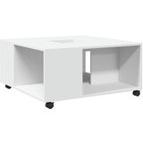 vidaXL Klubska mizica bela 80x80x40 cm inženirski les, (21323762) Cene