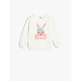Koton Sweatshirt Rabbit Applique Detailed Cotton | Shoptok.si