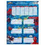  Literacy 210 nalepnice za sveske sa rasporedom časova, Spider-Man ( 326297 ) Cene