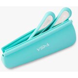 VIIDA etui silikonski i vodootporni, veličina S, tirkizno zelena | shoptok.hr