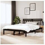  Za krevet od masivne borovine crni 140 x 190 cm crni | shoptok.hr